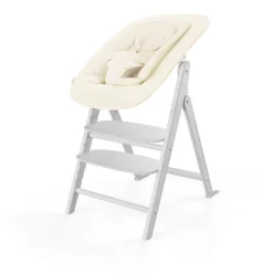 Cybex Højstol, Click&fold 4i1 sæt, All White-Børn Højstole Med Tilbehør