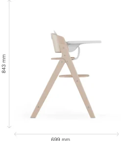 Cybex Højstol, Click&fold 4i1 sæt, All White-Børn Højstole Med Tilbehør