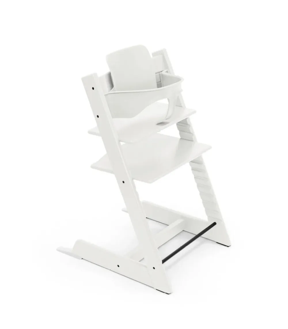 Tripp Trapp® Højstol inkl. babysæt - hvid-Børn Højstole Med Tilbehør