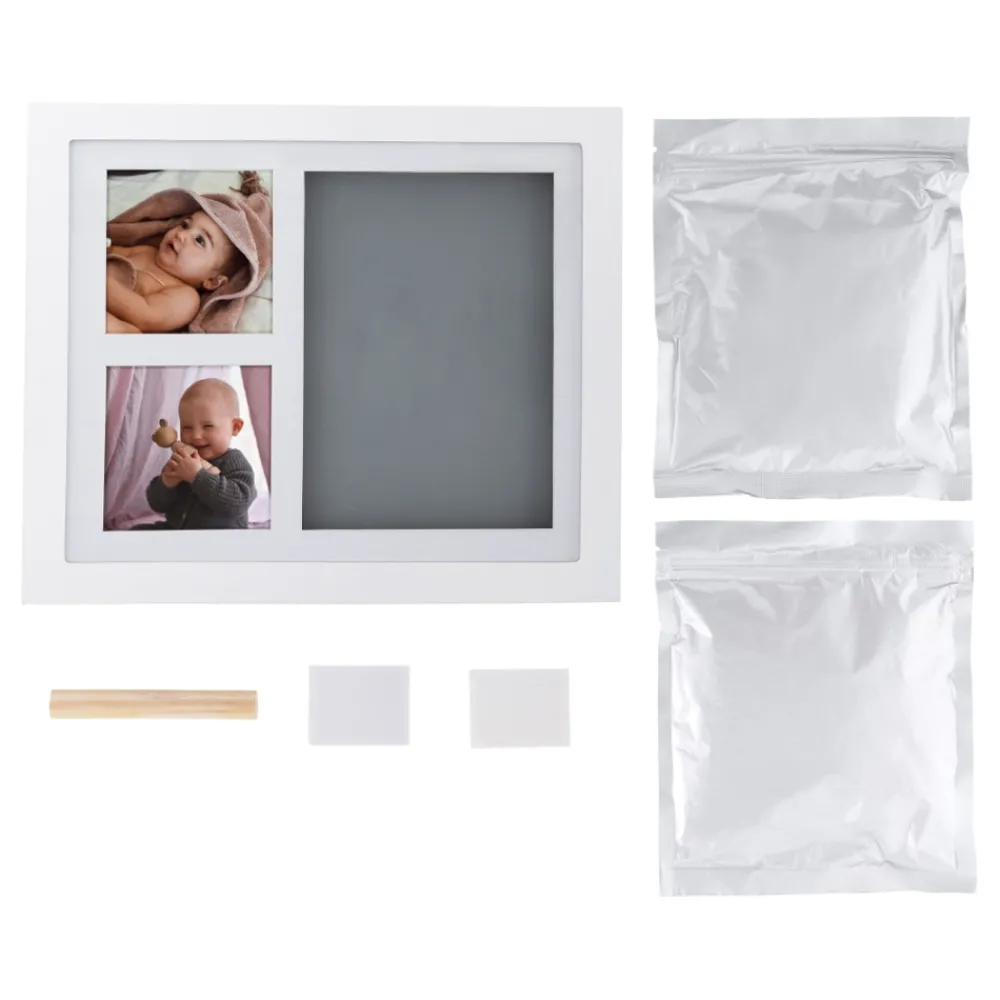 Vanilla COPENHAGEN Hånd & Fodaftryk sæt med billedramme- Hånd- & Fodaftryk