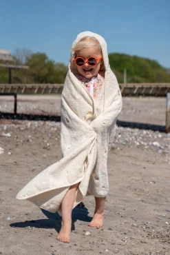 Filibabba Håndklæde broderet m. hætte - Ocean Blossom-Børn Badekåber & Håndklæder