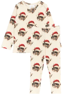 The New Siblings Holiday Rib Nat Sæt - GARDENIAC- Juletøj|Nattøj & Natkjoler