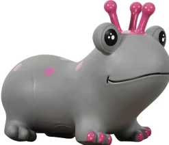 Magni Hoppe Frø - Grå Og Lyserød- Hoppedyr & Gyngeheste