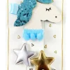 Ella & Monster Hårclips Big Romantic Unicorn Star Blue- Festtøj & Tilbehør