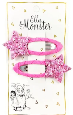 Ella & Monster Hårclips Glitter Stardust- Festtøj & Tilbehør