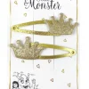 Ella & Monster Hårclips Gold Crown- Festtøj & Tilbehør