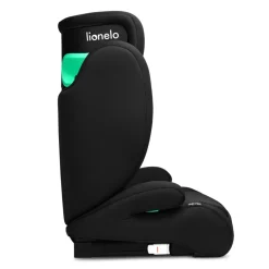 Lionelo Hugo I-size - black carbon- Autostole 100-150 Cm (4-12 År)