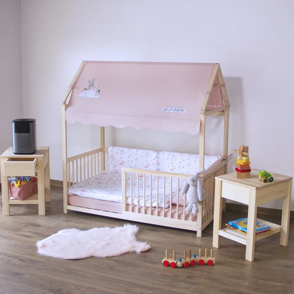 Kukka Husseng 70x140-Børn Tremmesenge