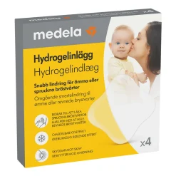 Medela Hydrogel Pads 4 stk- Ammeindlæg/Ammebrikker