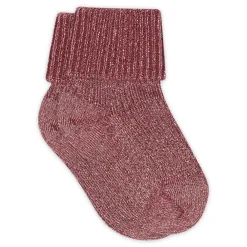 MP Denmark Ida glitter strømper - Maroon- Strømper
