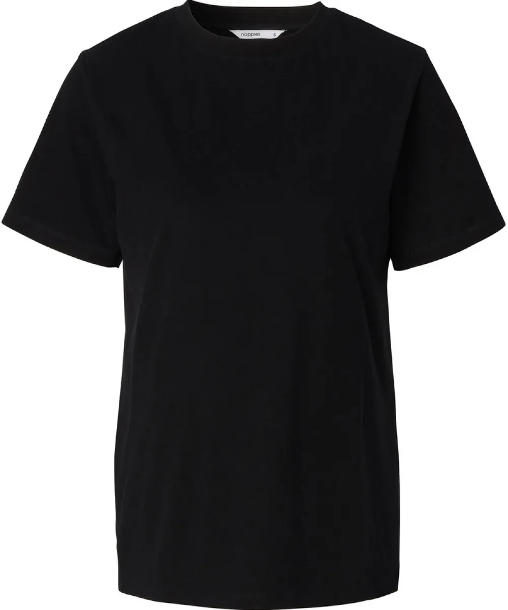 NOPPIES Ifke Sygepleje T-Shirt - Black- Overdele