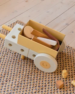 MODU 3-in-1 Baby Walker Sand Grey / Honey Yellow- Gåvogne & Aktivitetsborde