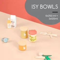Babymoov ISY Bowls - 6x 250 ml & 3x 120ml- Madopbevaring