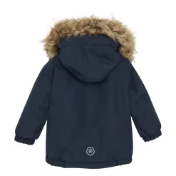 Color Kids Jakke m. Fake Fur - Total Eclipse- Vinterjakker & Bukser