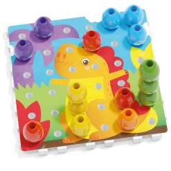 QUERCETTI Jumbo Peggy Stiftmosaik (45 dele)- Kreasæt