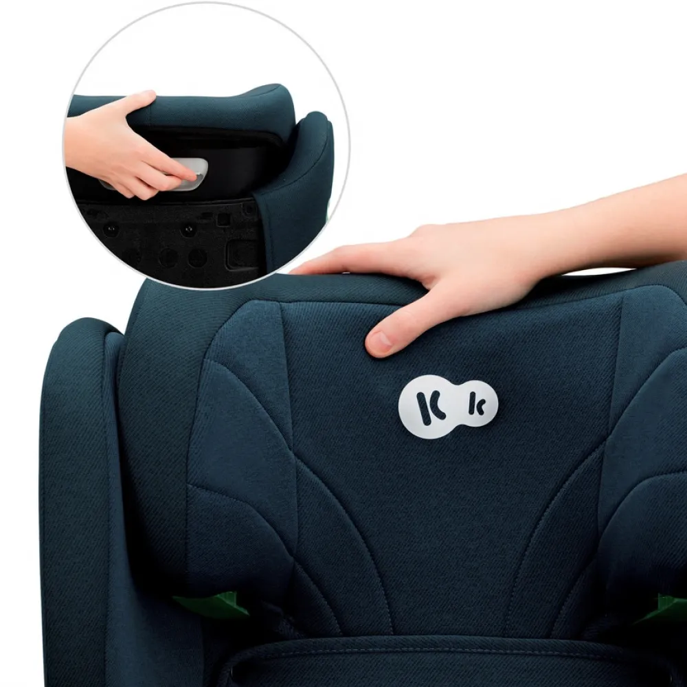 Kinderkraft Junior Fix 2 i-Size - harbor blue- Autostole 100-150 Cm (4-12 År)