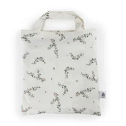 Sebra Junior sengetøj, powder blossom, beige 140x100-Børn Sengetøj