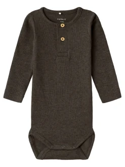 NAME IT Kab Langærmet body - Delicioso- Bodystocking Langærmet