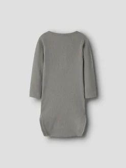 NAME IT Kab Langærmet body - Shadow- Bodystocking Langærmet