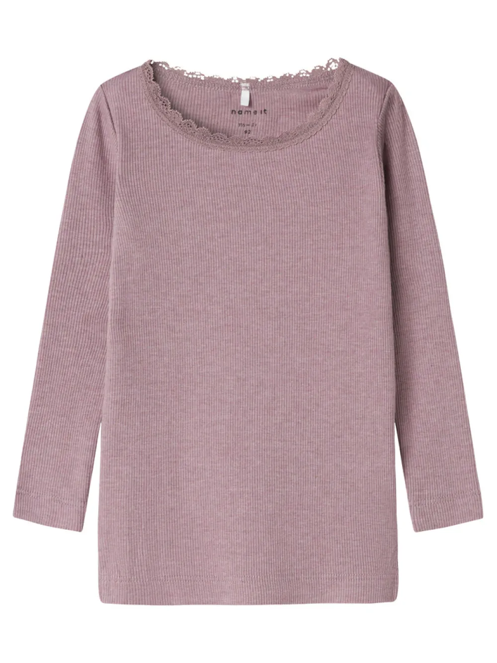 NAME IT Kab langærmet top - Elderberry- Bluser