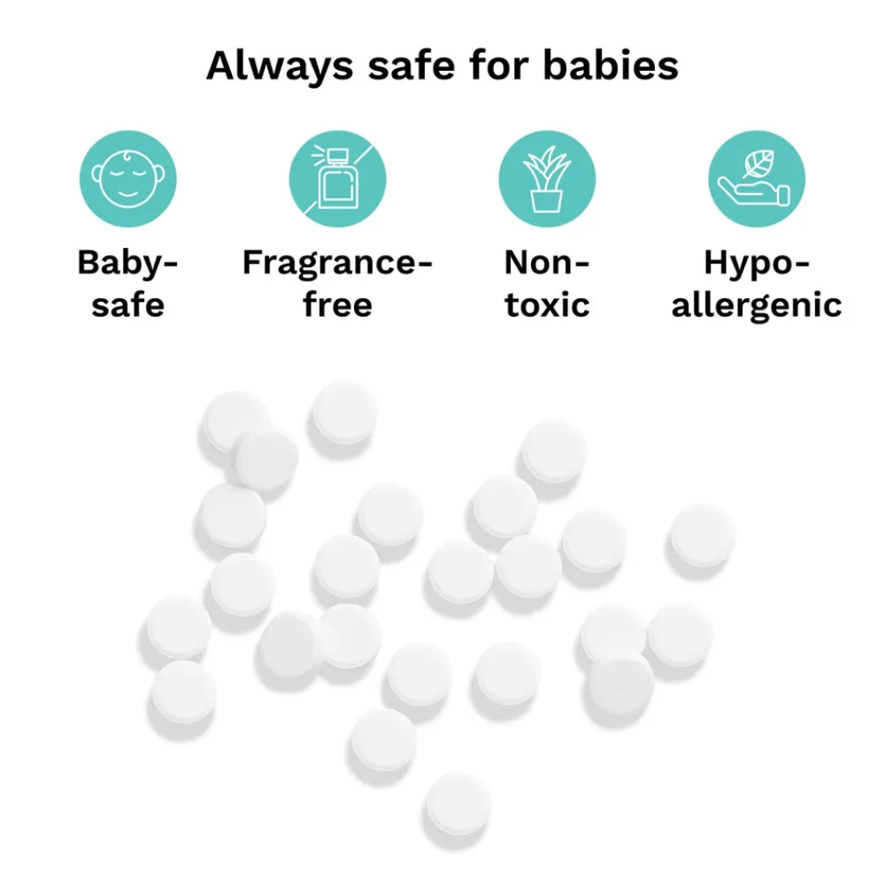 Baby Brezza Kalktabletter 24 stk- Tilberedning & Rengøring