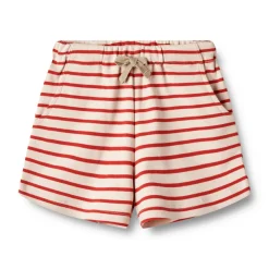 Wheat Kalle jersey shorts - red stripe- Shorts