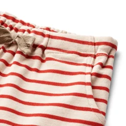 Wheat Kalle jersey shorts - red stripe- Shorts