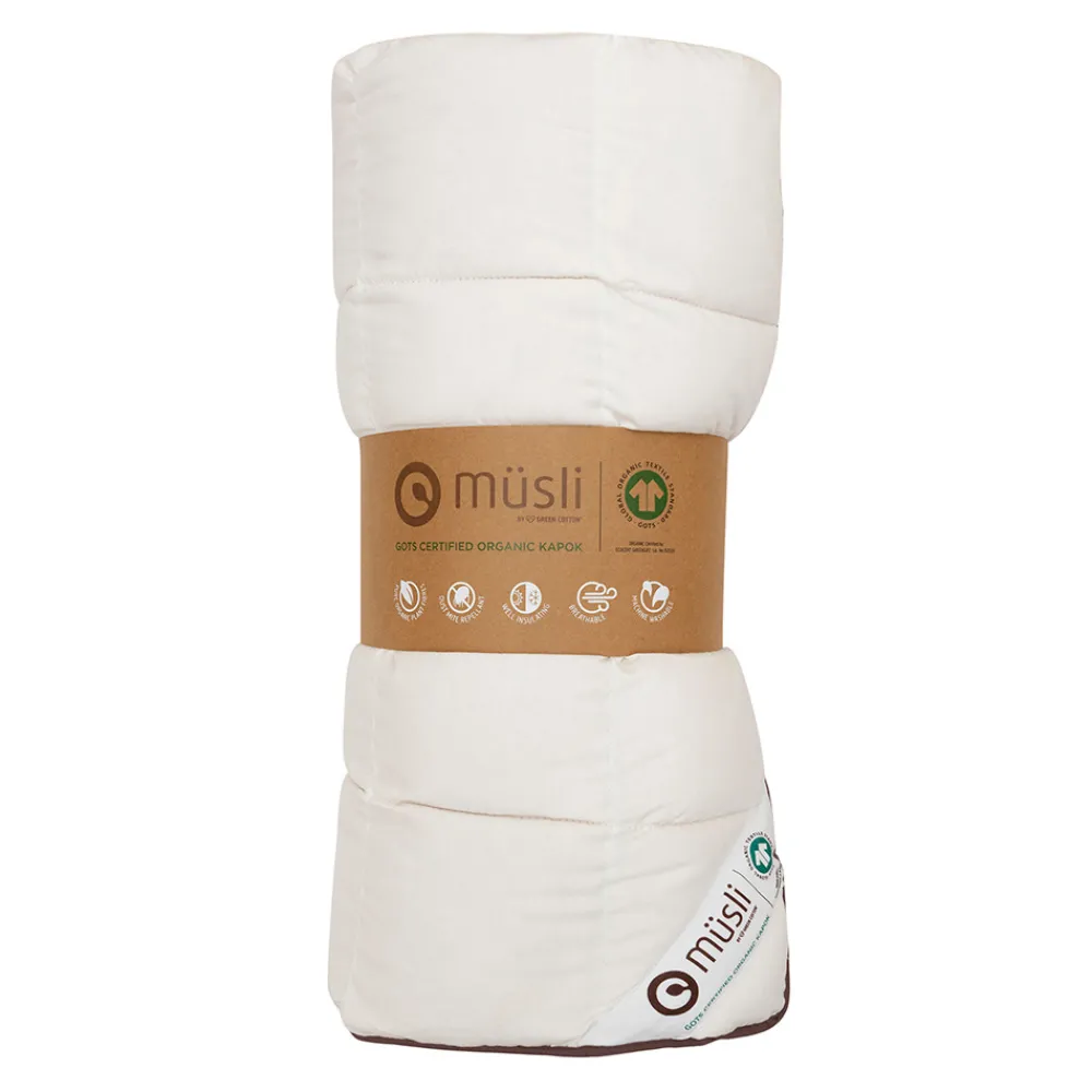 Müsli Kapok Dyne Baby - Cream-Børn Dyner