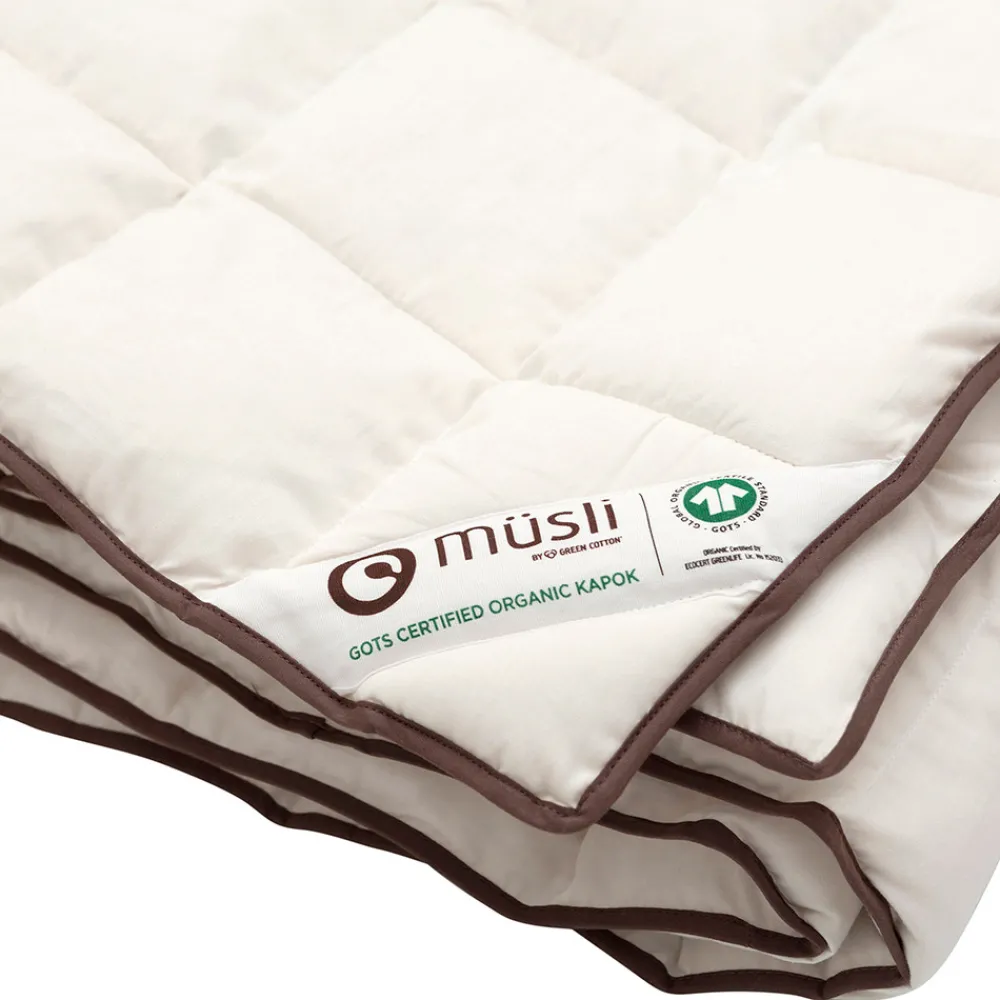 Müsli Kapok Dyne Baby - Cream-Børn Dyner