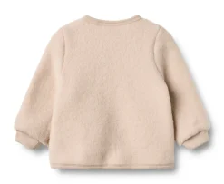 Wheat Kari Uld Fleece Cardigan - Pale lilac- Cardigans, Veste & Trøjer