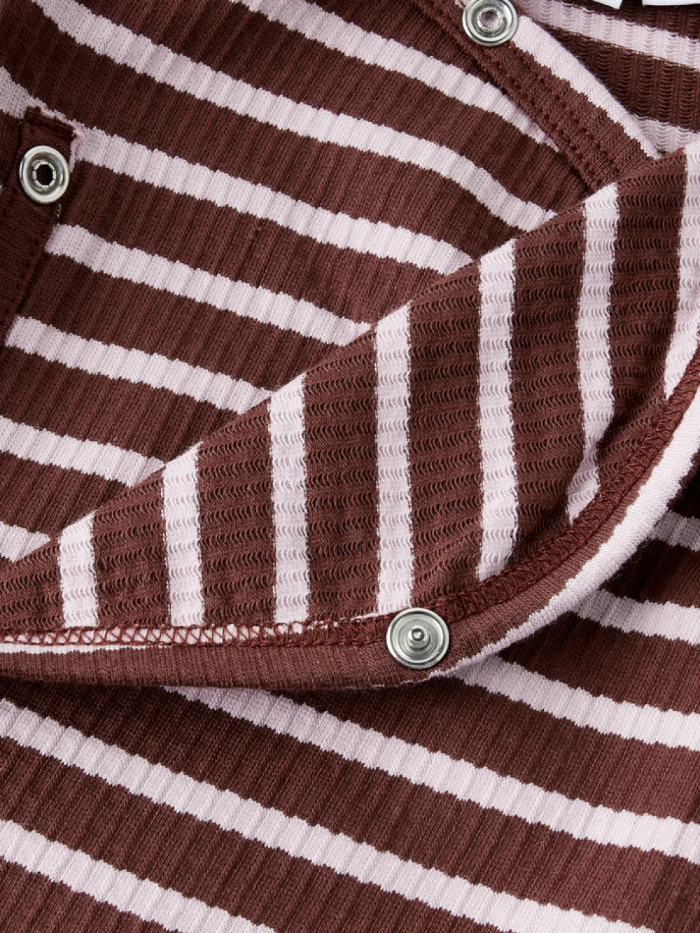 NAME IT Kattie Langærmet Wrap Body - Bleached Mauve- Bodystocking M. Skrålukning