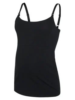 MamaLicious Kerrie strap top - BLACK- Overdele