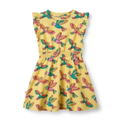 Småfolk Kjole u. ærmer - Custard- Kjoler