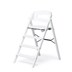 KAOS Klapp højstol foldbar - bøg hvid-Børn Højstole Uden Tilbehør