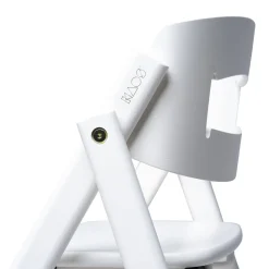 KAOS Klapp højstol foldbar - bøg hvid-Børn Højstole Uden Tilbehør