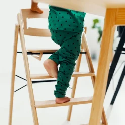 KAOS Klapp højstol foldbar - eg natur-Børn Højstole Uden Tilbehør