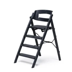 KAOS Klapp højstol foldbar - Genbrugsplast, sort-Børn Højstole Uden Tilbehør