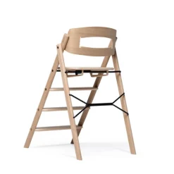 KAOS Klapp højstol foldbar eg inkl. pude - natur-Børn Højstole Med Tilbehør
