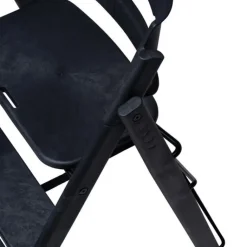 KAOS Klapp højstol foldbar genbrugsplast inkl. bøjle - sort-Børn Højstole Med Tilbehør