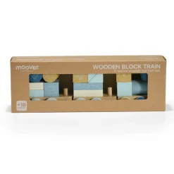 Moover Toys klodstog blå- Trælegetøj