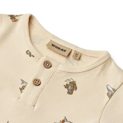 Wheat Kortærmet Jumpsuit Alfred - 9413- Heldragter U. Fod