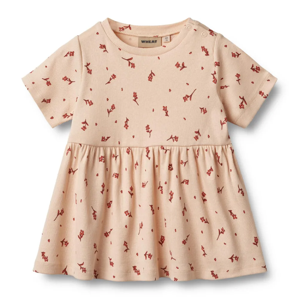 Wheat Kortærmet Kjole Anna - 9439- Kjoler