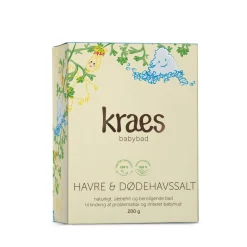 KRAES Babybad med Havre/Dødehavssalt 200 g.- Tilbehør Til Bad & Pleje