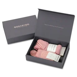 GOBABYGO Kravle start pakke - Soft pink- Strømpebukser|Skridsikre Strømper