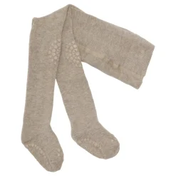 GOBABYGO Kravle Strømpebukser Bambus - Sand- Skridsikre Strømper|Strømpebukser