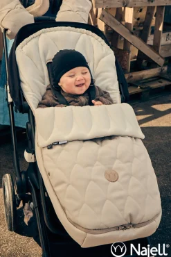 Najell Kørepose - oat beige- Køreposer