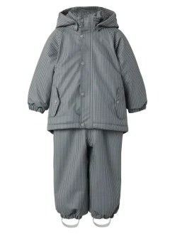 Lil' Atelier Ladry10 Regnsæt - Ultimate Grey- Regntøj