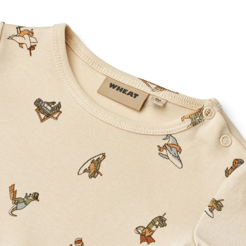 Wheat Langærmet Body Freddie - 9413- Bodystocking Langærmet