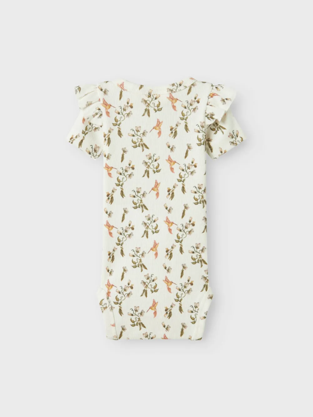 Lil' Atelier Lavo evi kortærmet slim body - COCO MILK- Bodystocking Kortærmet