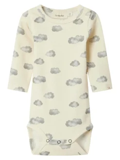 Lil' Atelier Layo Kim Langærmet Slim Body - TURTLEDOVE- Bodystocking Langærmet